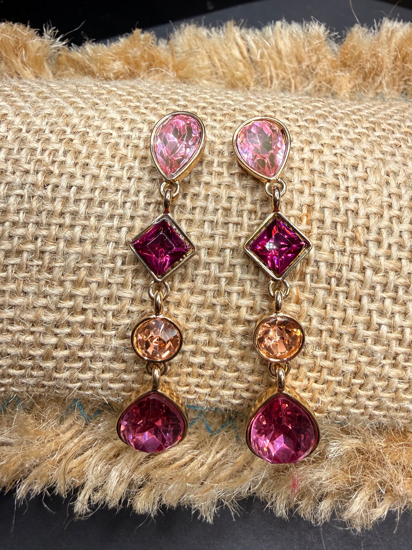 alice  multi dangle earrings
