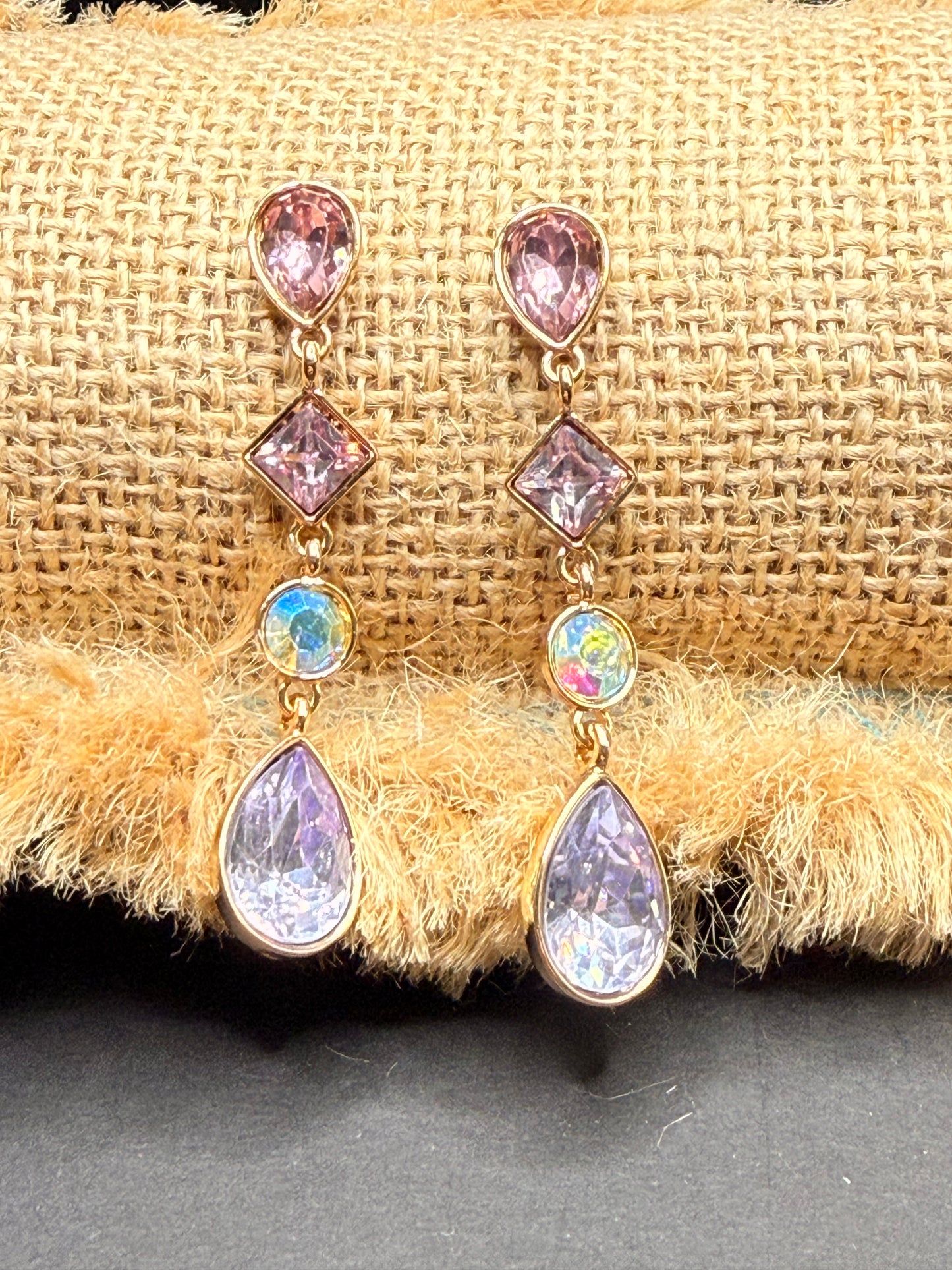 alice  multi dangle earrings