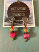 Lost and Found Pink Multi Earrings