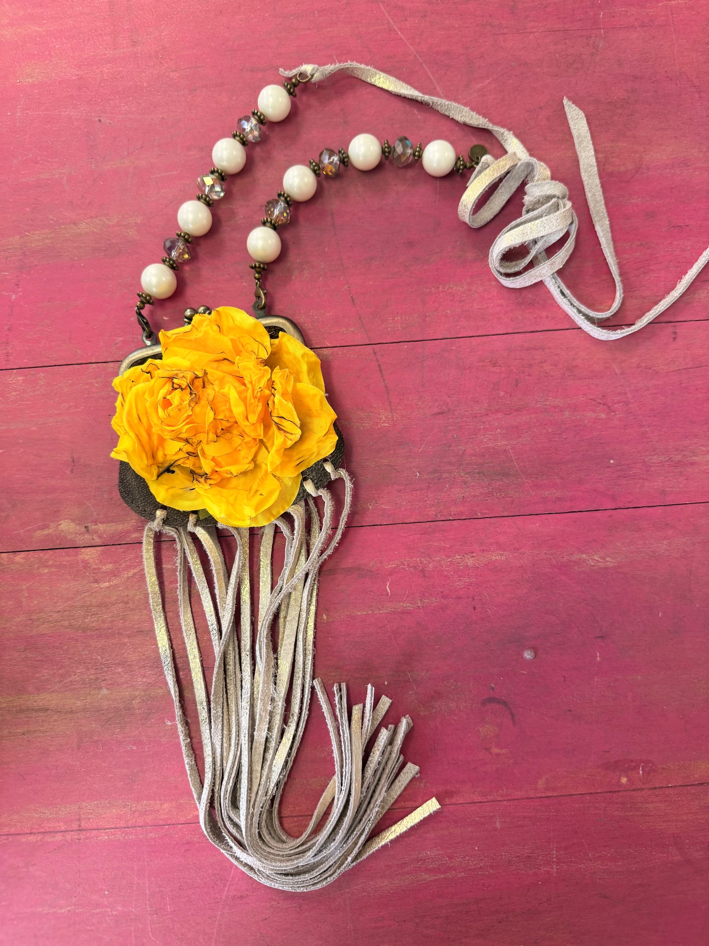 A Rare Bird Coin Purse Necklace