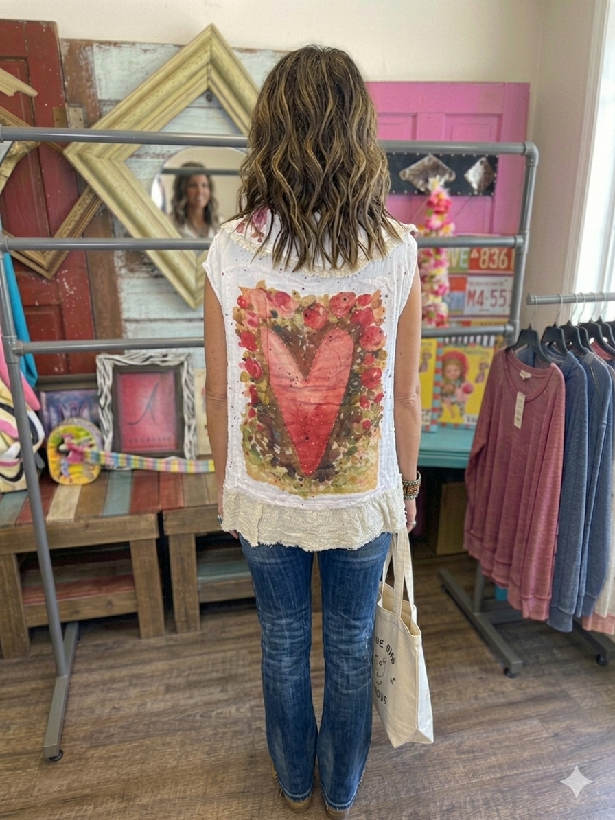 A Rare Bird Bless Your Little Heart Vest