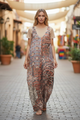 I Love Linen jumpsuit With Tie