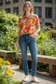 I Love Linen Tulip Top