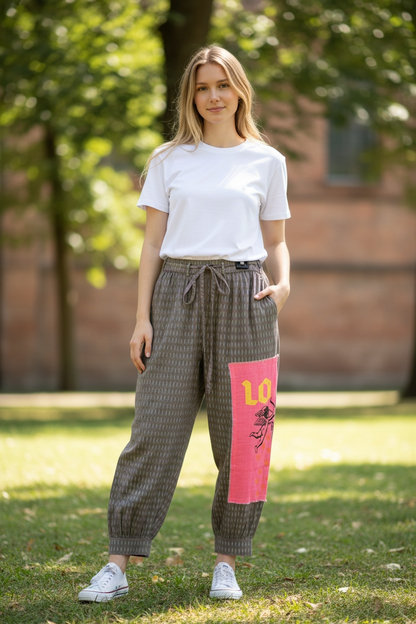 I Love Linen Kantha Love Cupid Pants