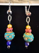 Lost and Found Dangling Silver Turquoise Earrings