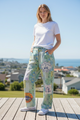Paper Lace Paisley Patchwork Pants