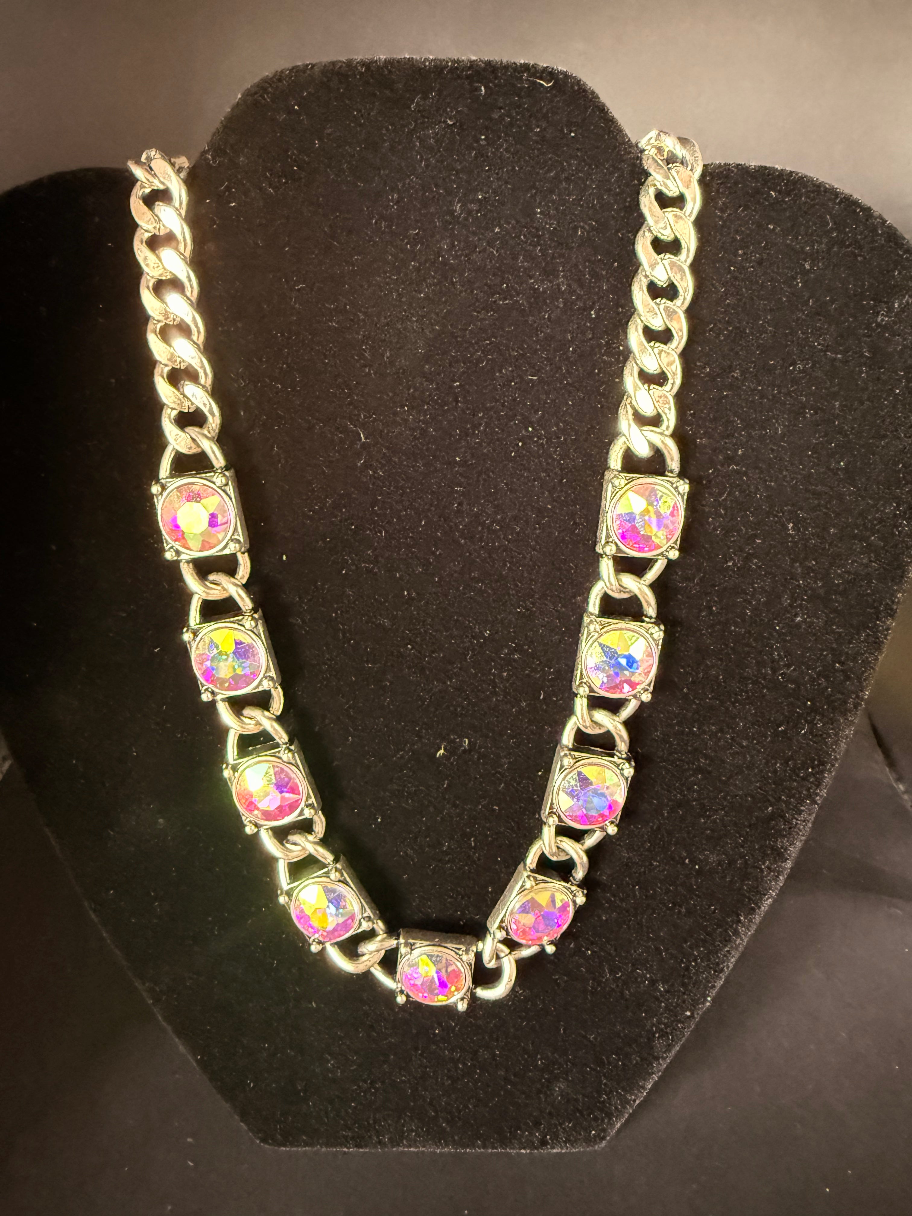 Alice  Square Chain Necklace