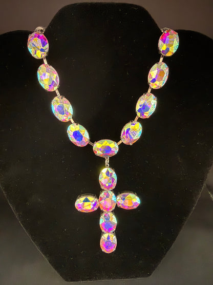Alice AB Cross necklace