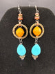 Lost and Found Turquoise & Gold Earrings