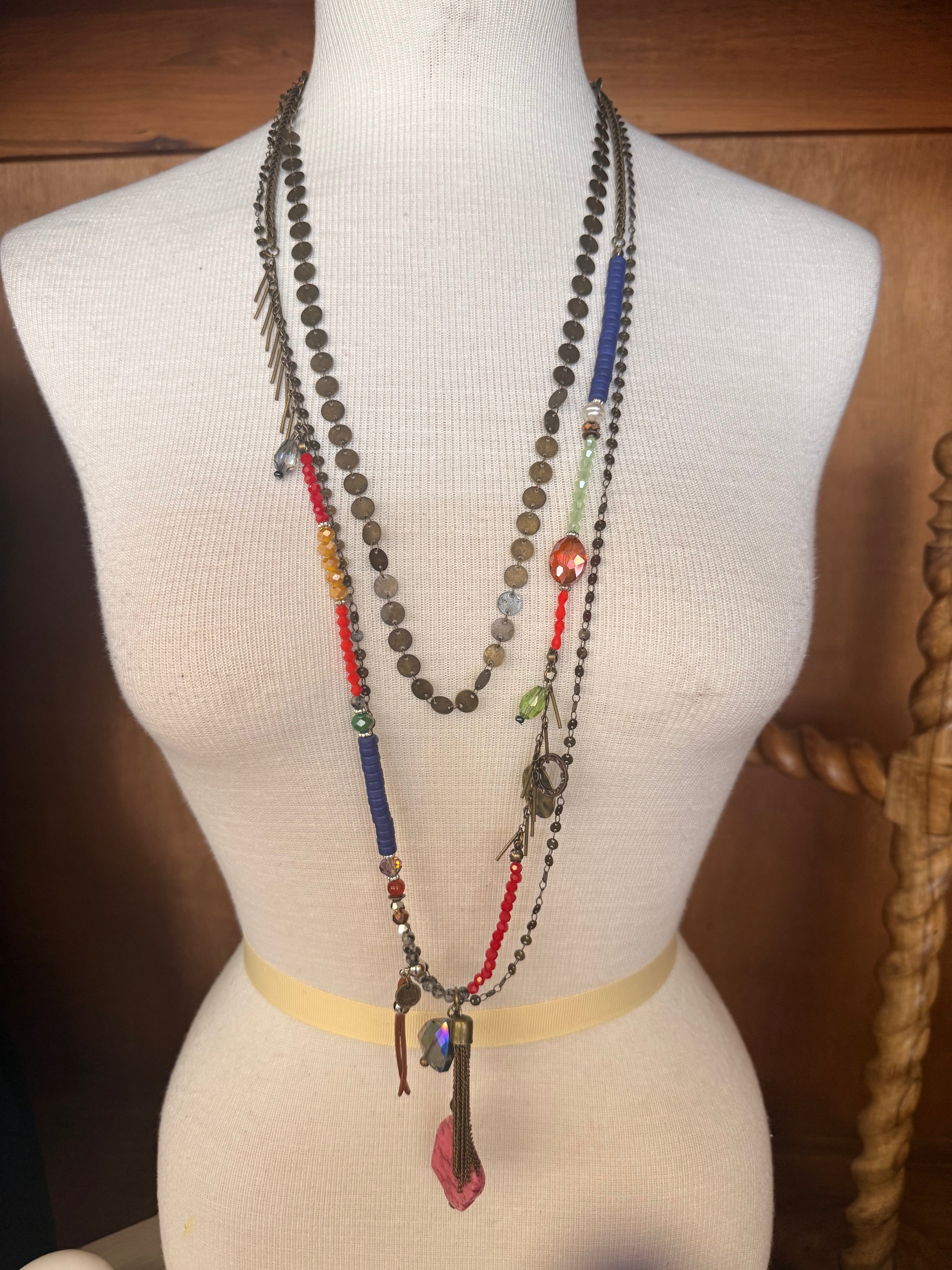 Lost and Found Multi-Strand Necklace