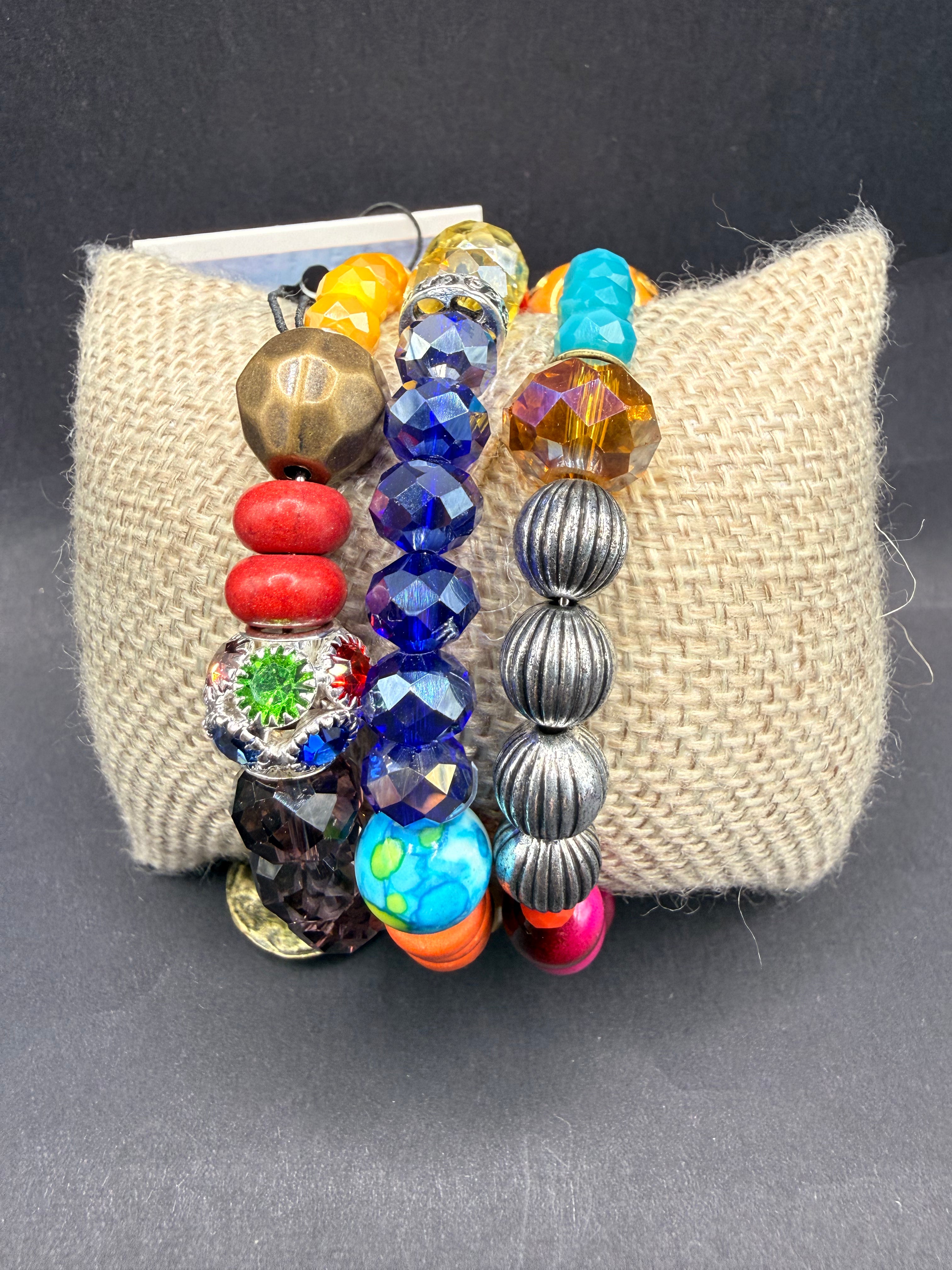 Lost and Found Multi-Color Beads Bracelet