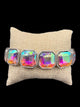 Alice Silver Crystal Square Bracelet