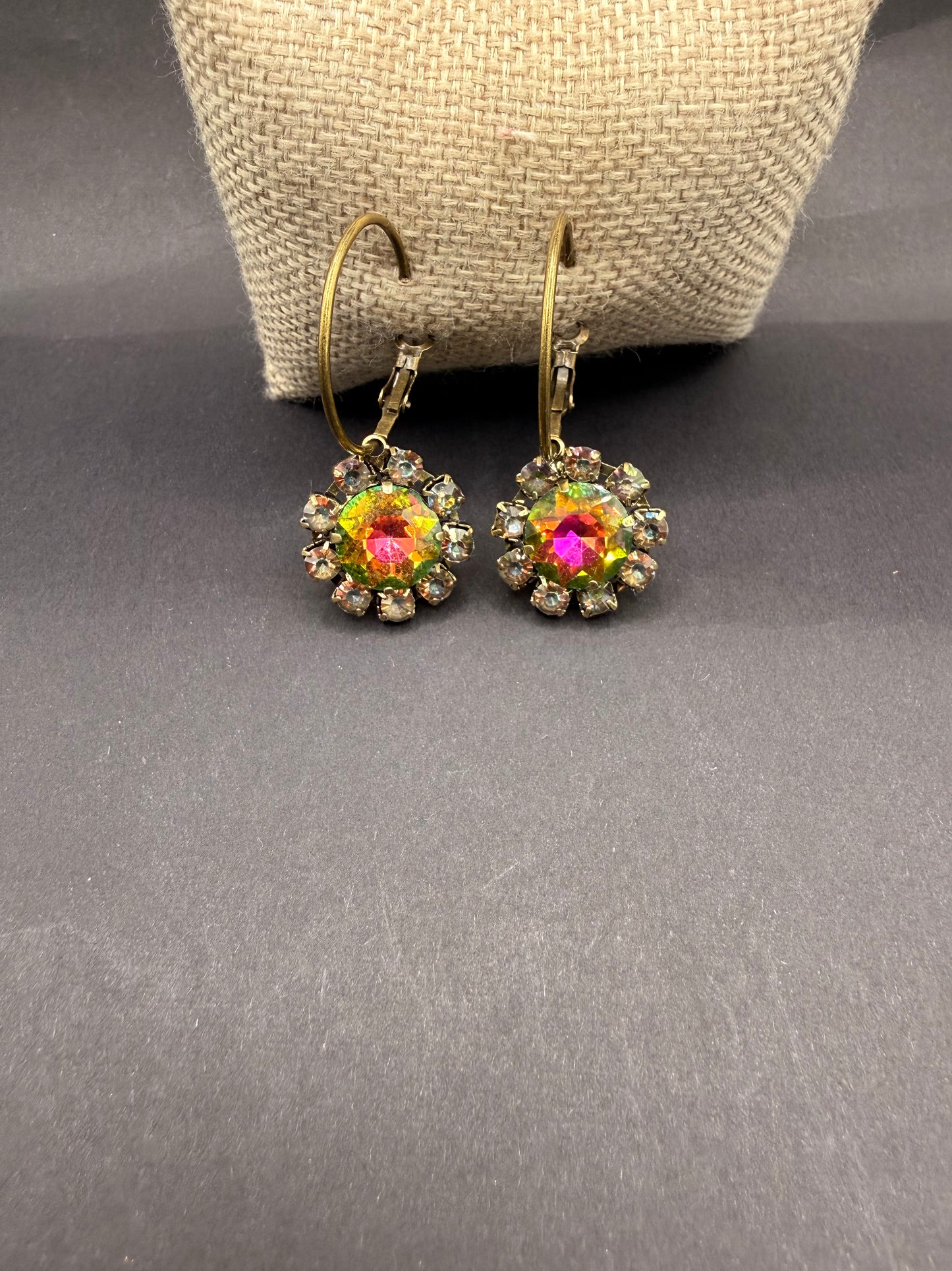 Alice Flower Hoop Earrings