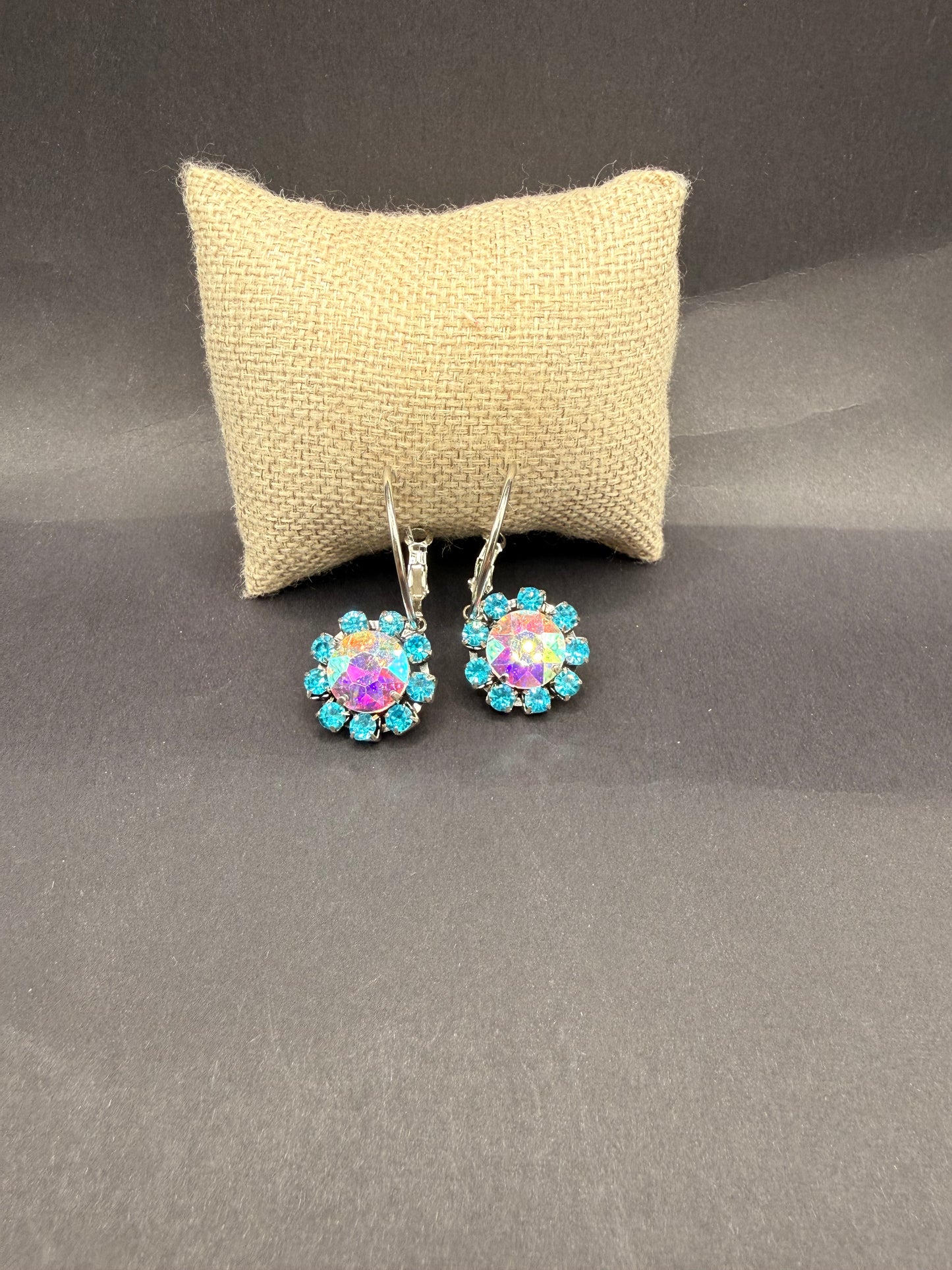 Alice Flower Hoop Earrings