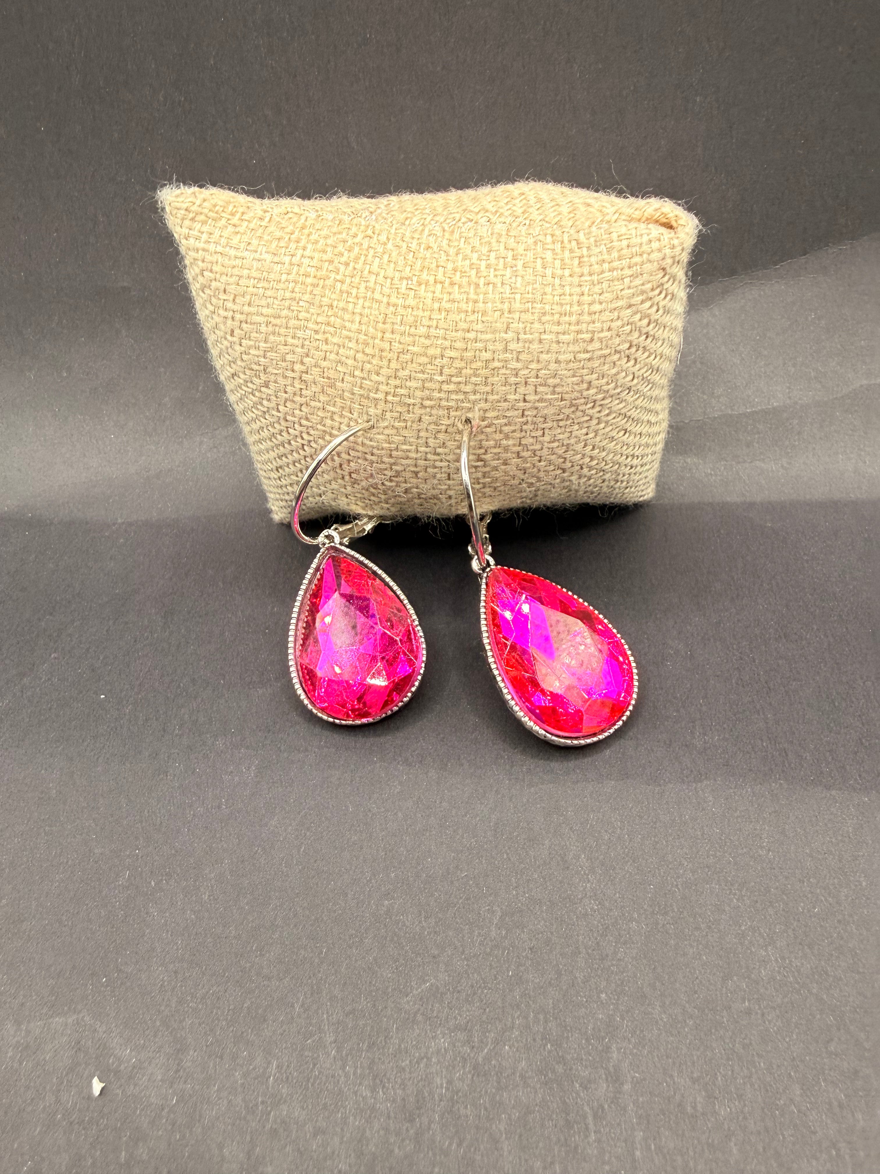 Alice Crystal Tear Drop Earrings