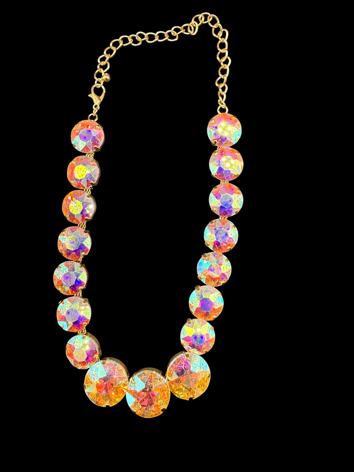 Alice AB Crystal Collar Necklace