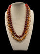 Alice 3-Strand Short Necklace w/browns