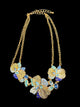 Alice Crystal Flower Statement Necklace