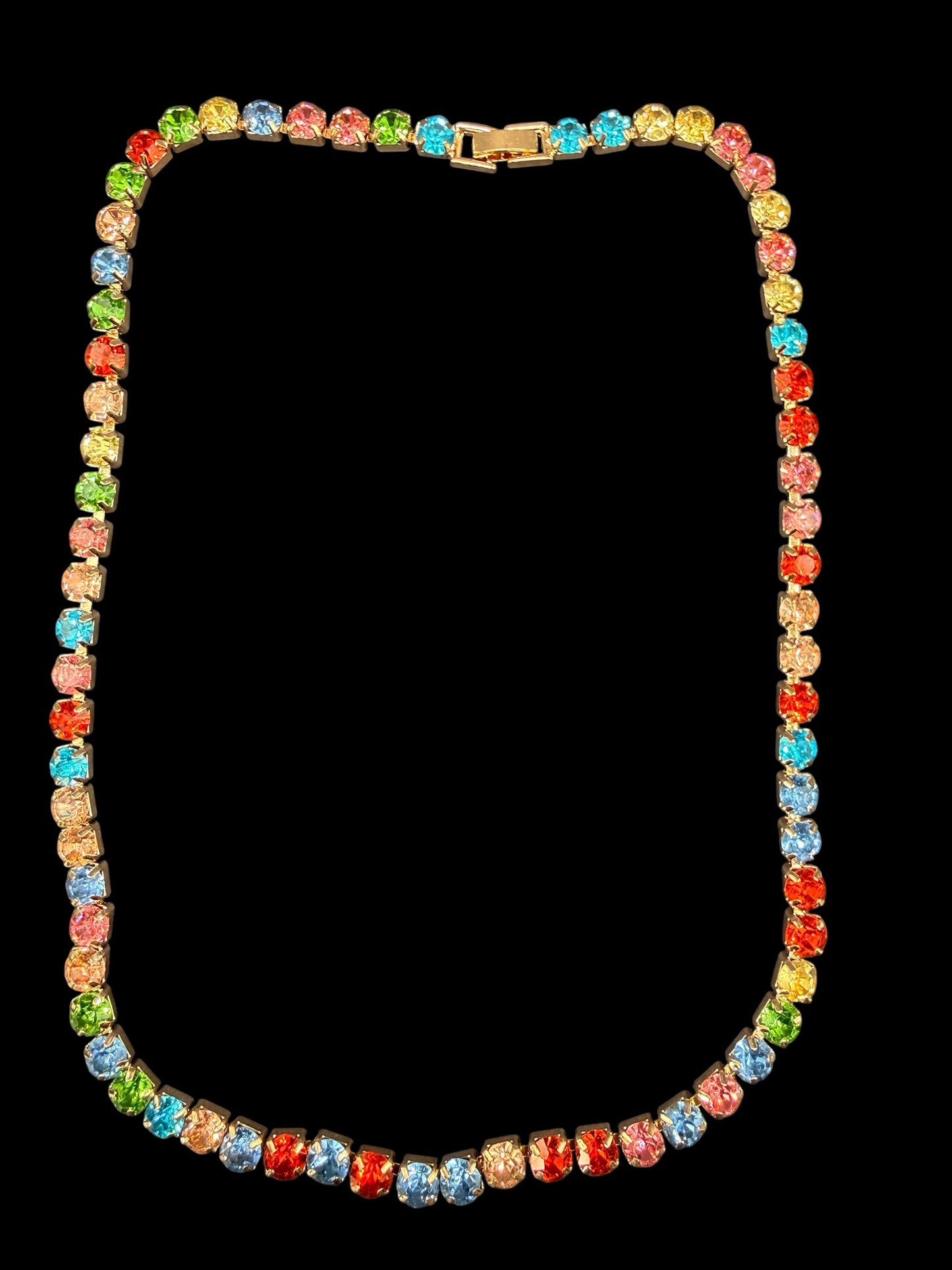 Alice Multi Color mini Collar Necklace