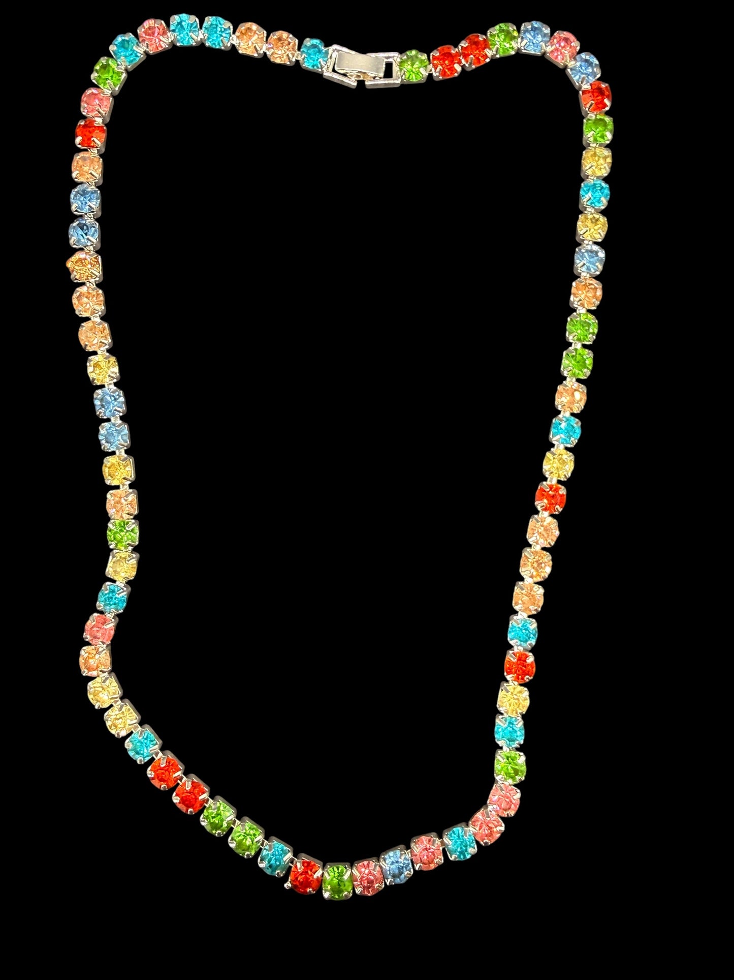 Alice Multi Color mini Collar Necklace