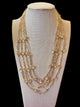 Alice Gold Multi Strand Crystal Necklace
