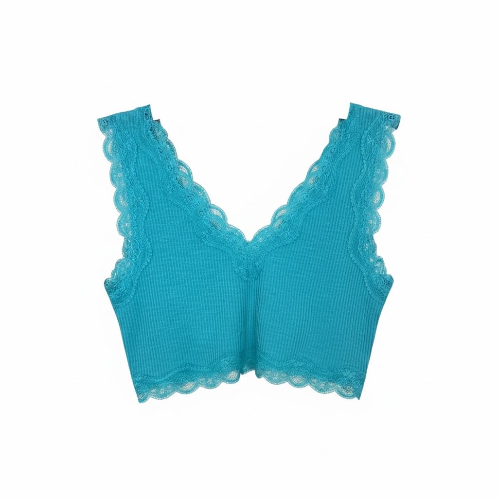 POL Ribbed Cropped Top