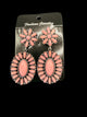 Large Silver Stone Earrings