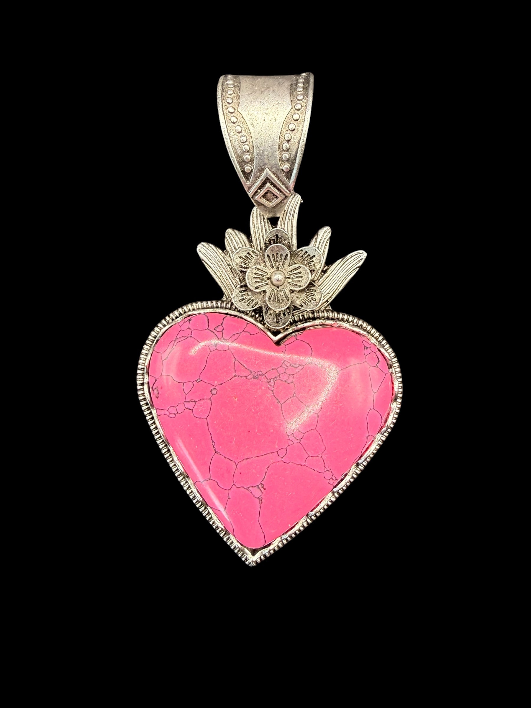 Heart with Crown Pendant