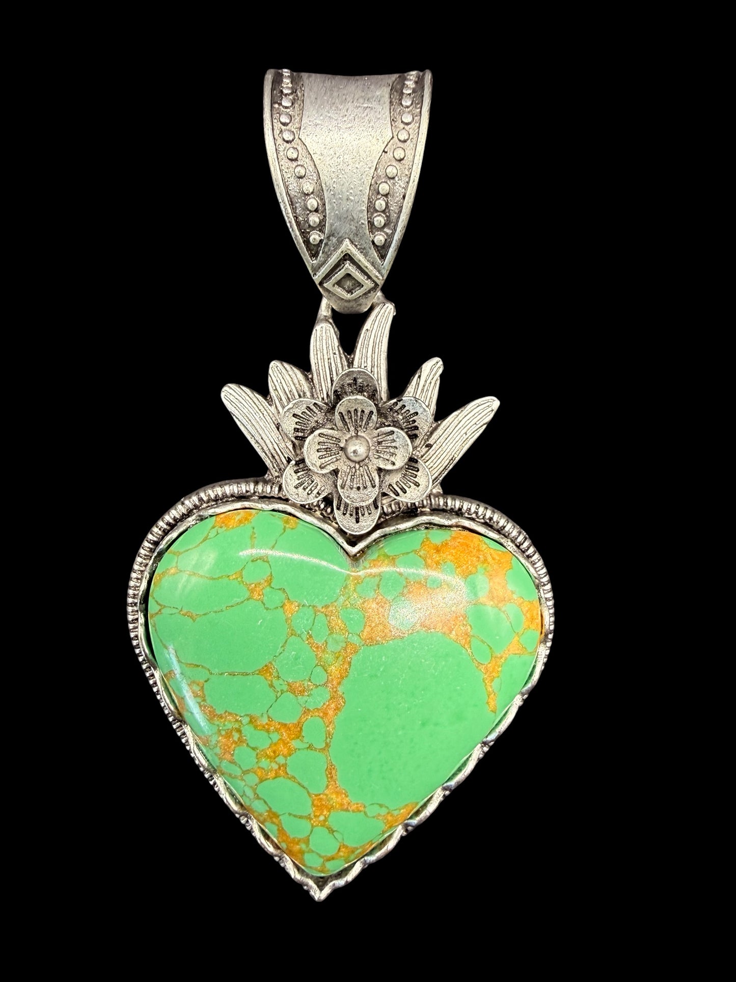 Heart with Crown Pendant