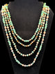 Mint Multi-Strand Bead Necklace