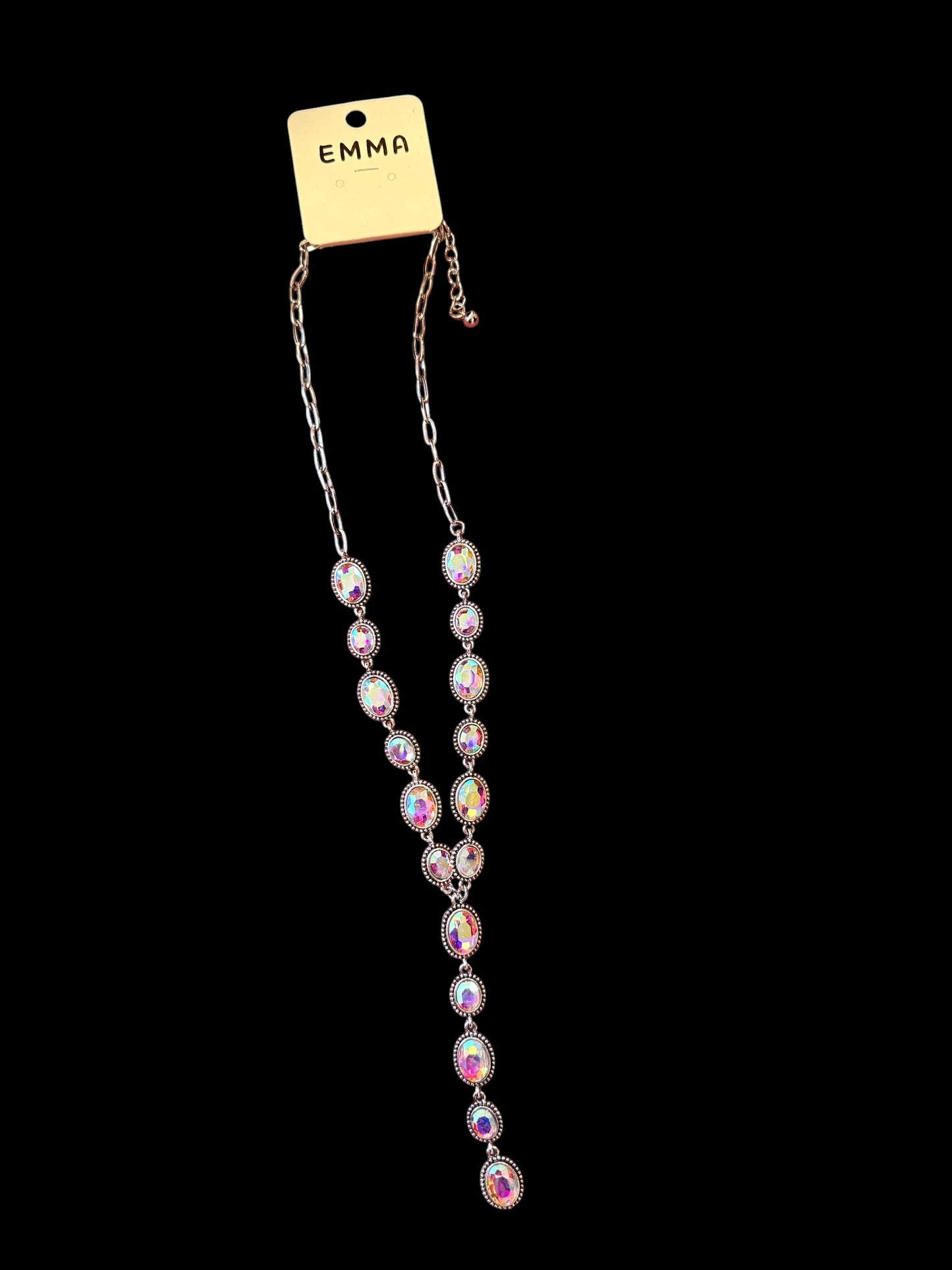 Crystal Lariat Necklace