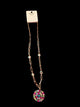 Multicolor Round Pendant Necklace