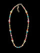 Silver & Multicolor Bead Necklace