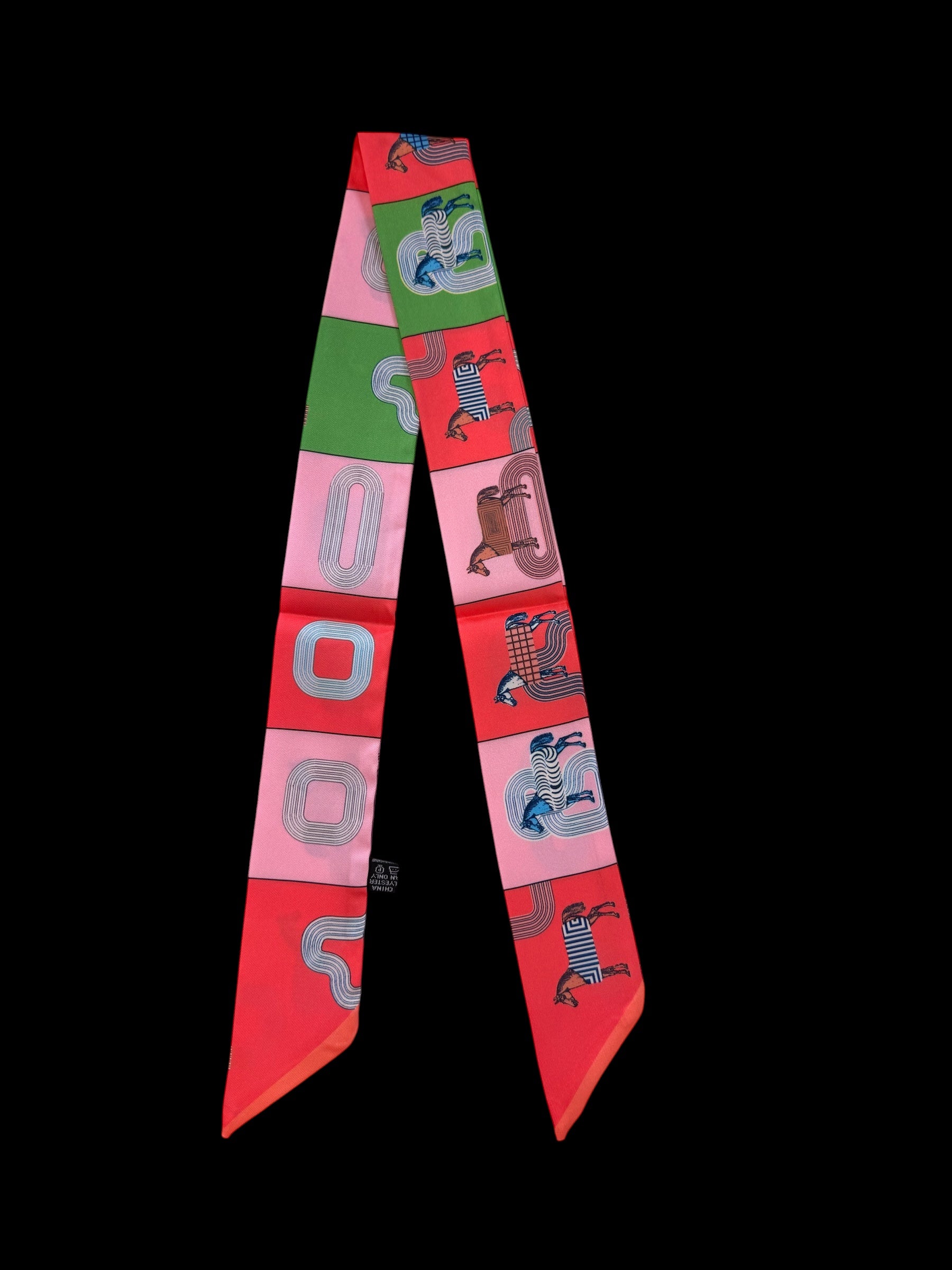 Mini Twilly Scarf | Horses & Color