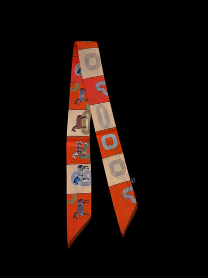Mini Twilly Scarf | Horses & Color
