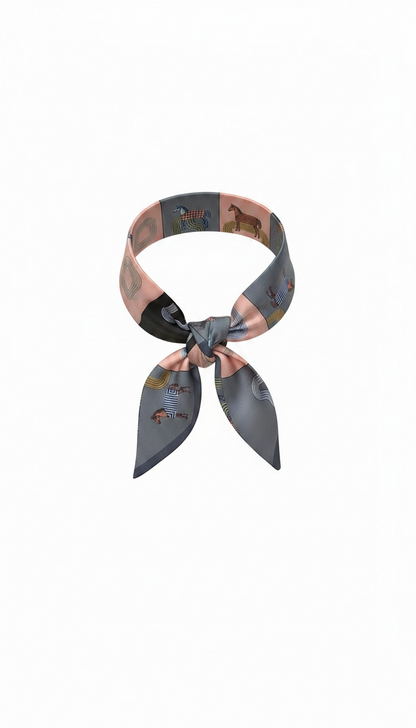 Mini Twilly Scarf | Horses & Color