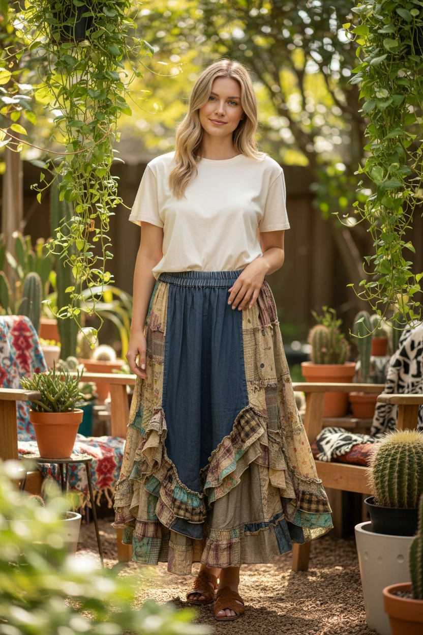 Paper Lace  Vintage Trim Skirt