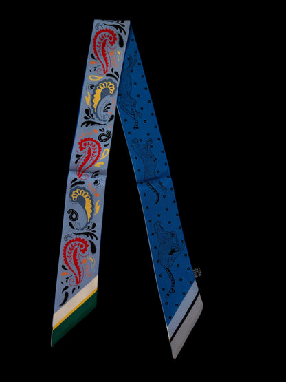 Mini Twilly Scarf | Multicolor Paisley
