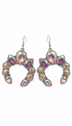 Crystal Squash Blossom Earrings