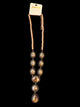 Gold Stone Long Necklace