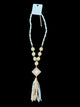 Long Gold Tassel Necklace