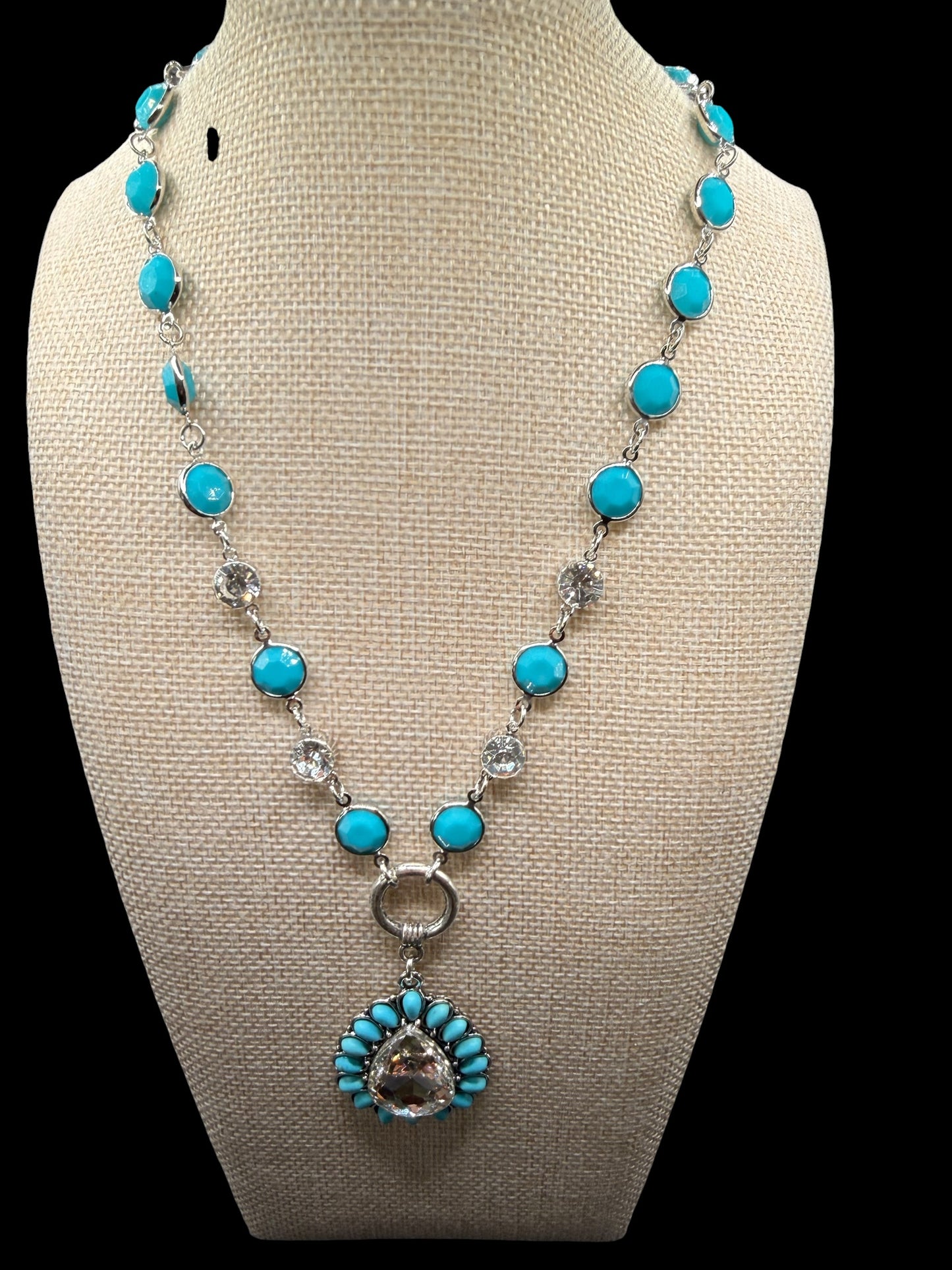 Teardrop Stone Necklace