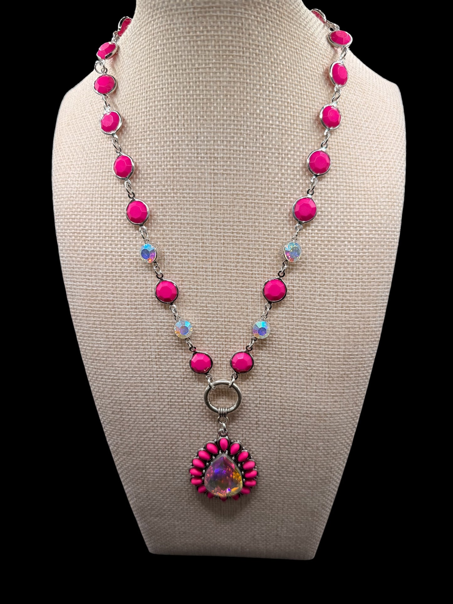 Teardrop Stone Necklace