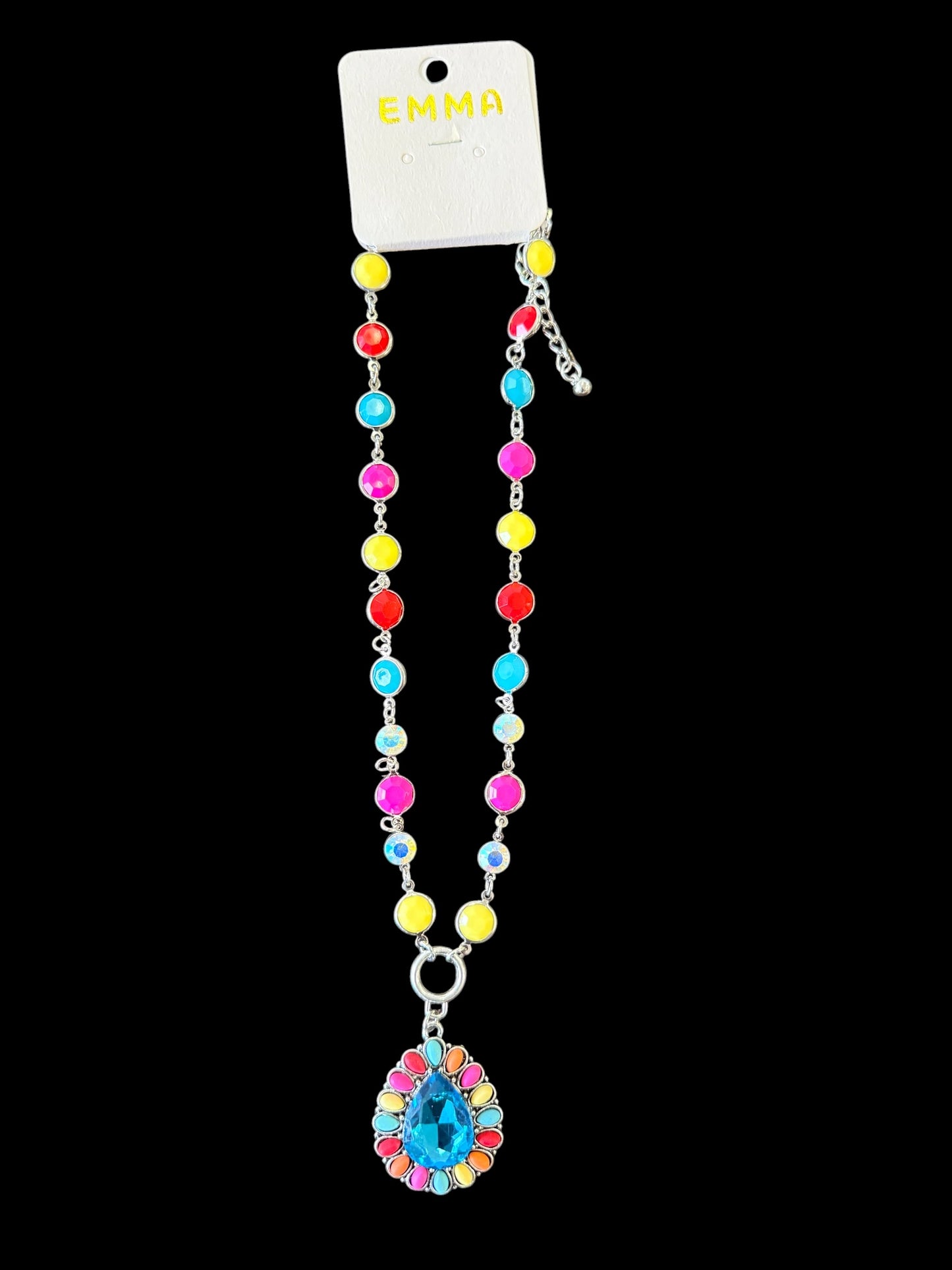 Teardrop Stone Necklace