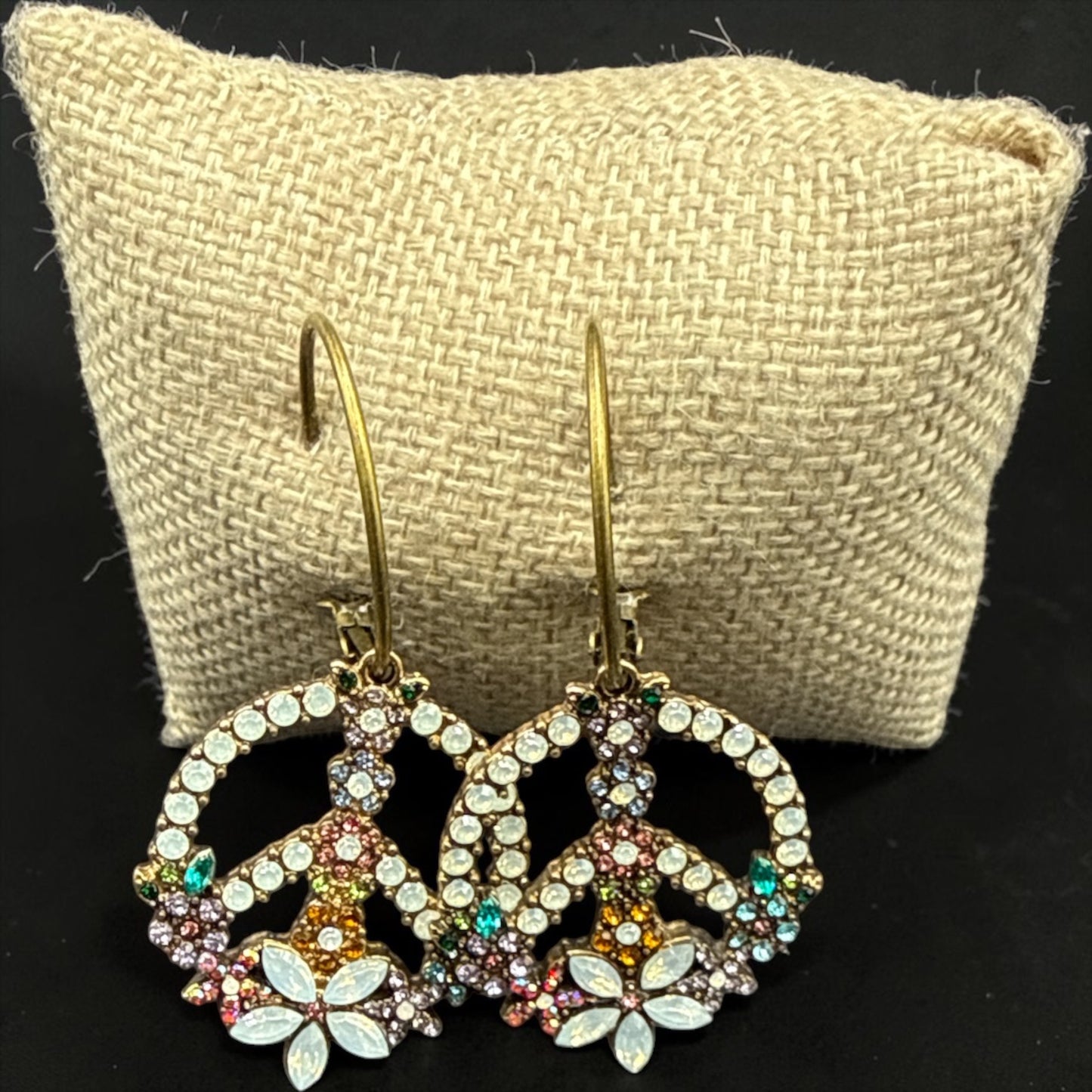 Alice multi Color Peace Earrings