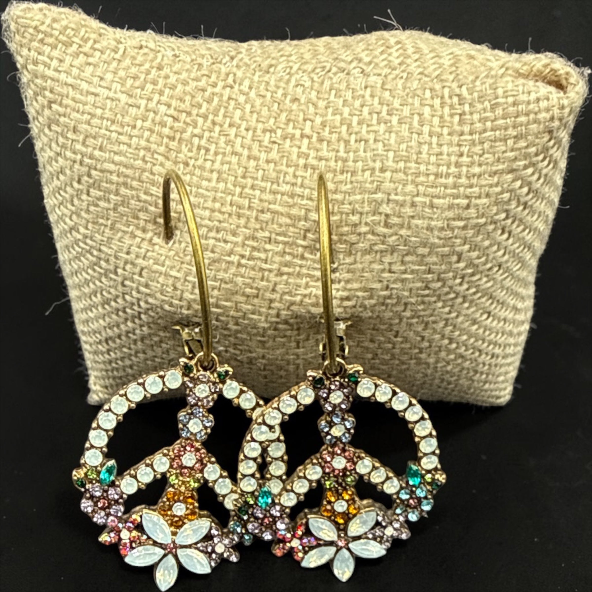 Alice multi Color Peace Earrings