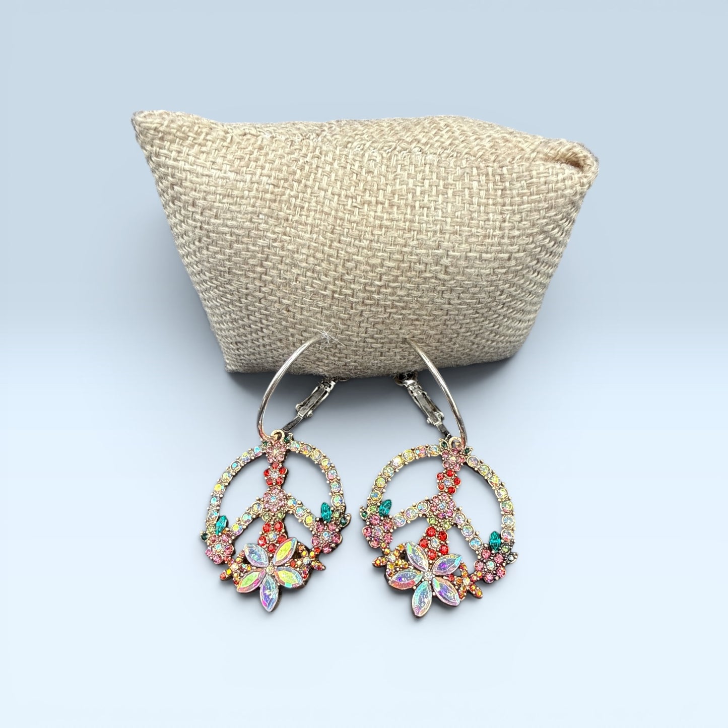 Alice multi Color Peace Earrings