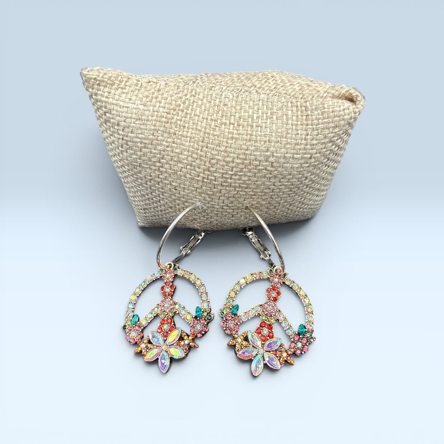 Alice multi Color Peace Earrings