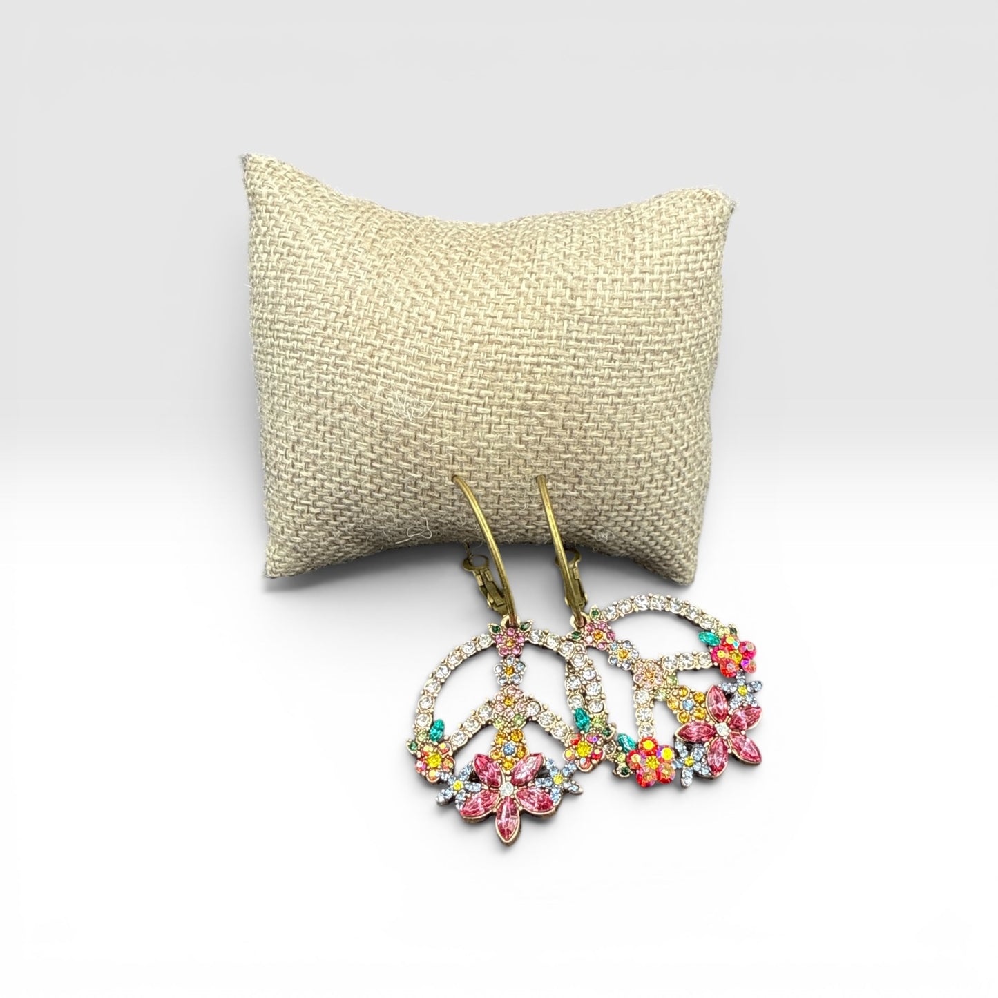 Alice multi Color Peace Earrings
