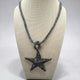 Alice Black Crysral star Necklace